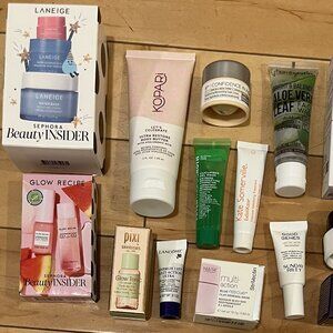Skin Care Lot Set Laneige Glow Recipe Sunday Riley Belif Lancome It Cosmetics